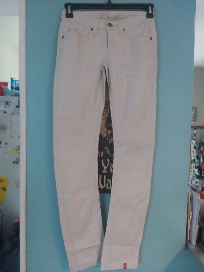 Pantalon esprit beige taille 36