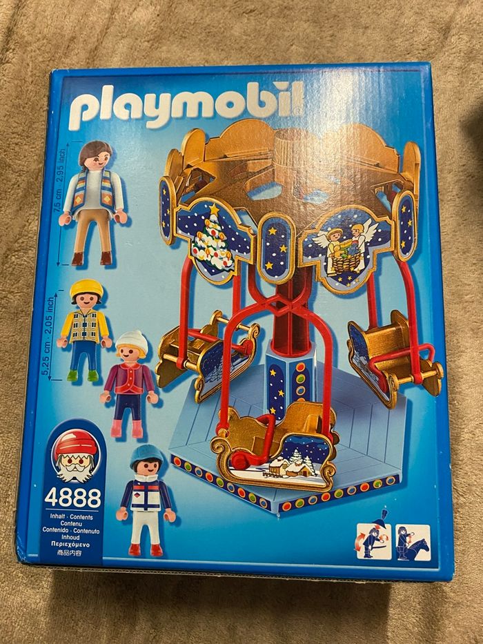 Playmobil 4888  Manège avec Luges boîte neuve - photo numéro 2