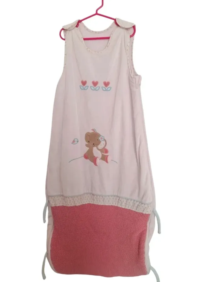 Grande gigoteuse turbulette nattou elephant rose