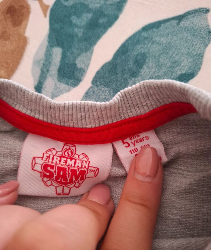 Pull gris Sam le pompier 🥨 - photo numéro 3