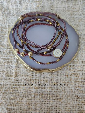 Lot bracelets perles miyuki