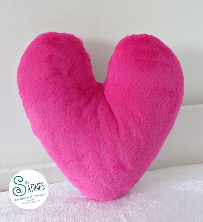 Coussin phosphorescent Coeur Licorne - photo numéro 2