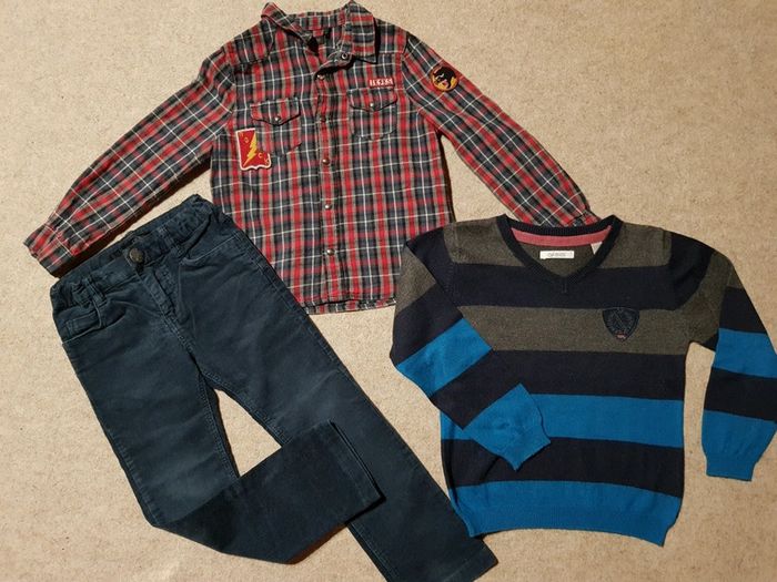 Chemise ikks garçon 4 ans style bûcheron - photo numéro 3