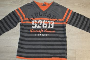 Tee shirt manches longues 23 mois - 2 ans