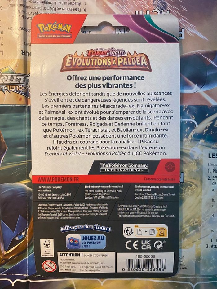 Lot de 15 blisters pokémon évolutions à paldea EV02 - photo numéro 7