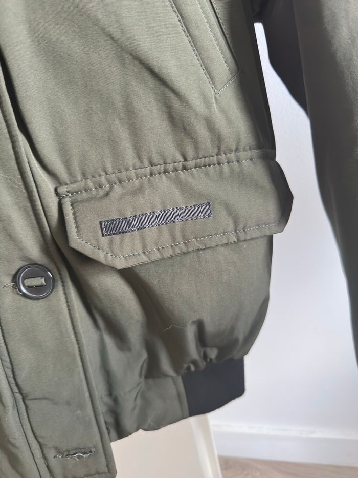 Blouson doudoune aviateur avec capuche taille XS - photo numéro 3