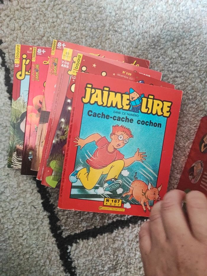 Lot livres j'aime lire - photo numéro 2