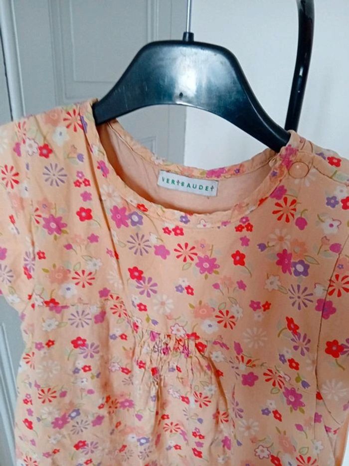 Gigoteuse motifs fleurs 🌸 Vertbaudet - 12/18 mois - photo numéro 4