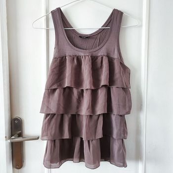 Top fluide, débardeur unie, tenue de soirée, haut été