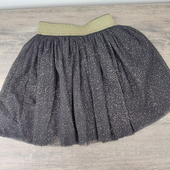 Jupe tutu noire et dorée 4 ans
