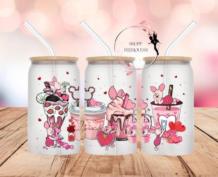 Porcinet Smoothie - Gobelet en verre ❤️