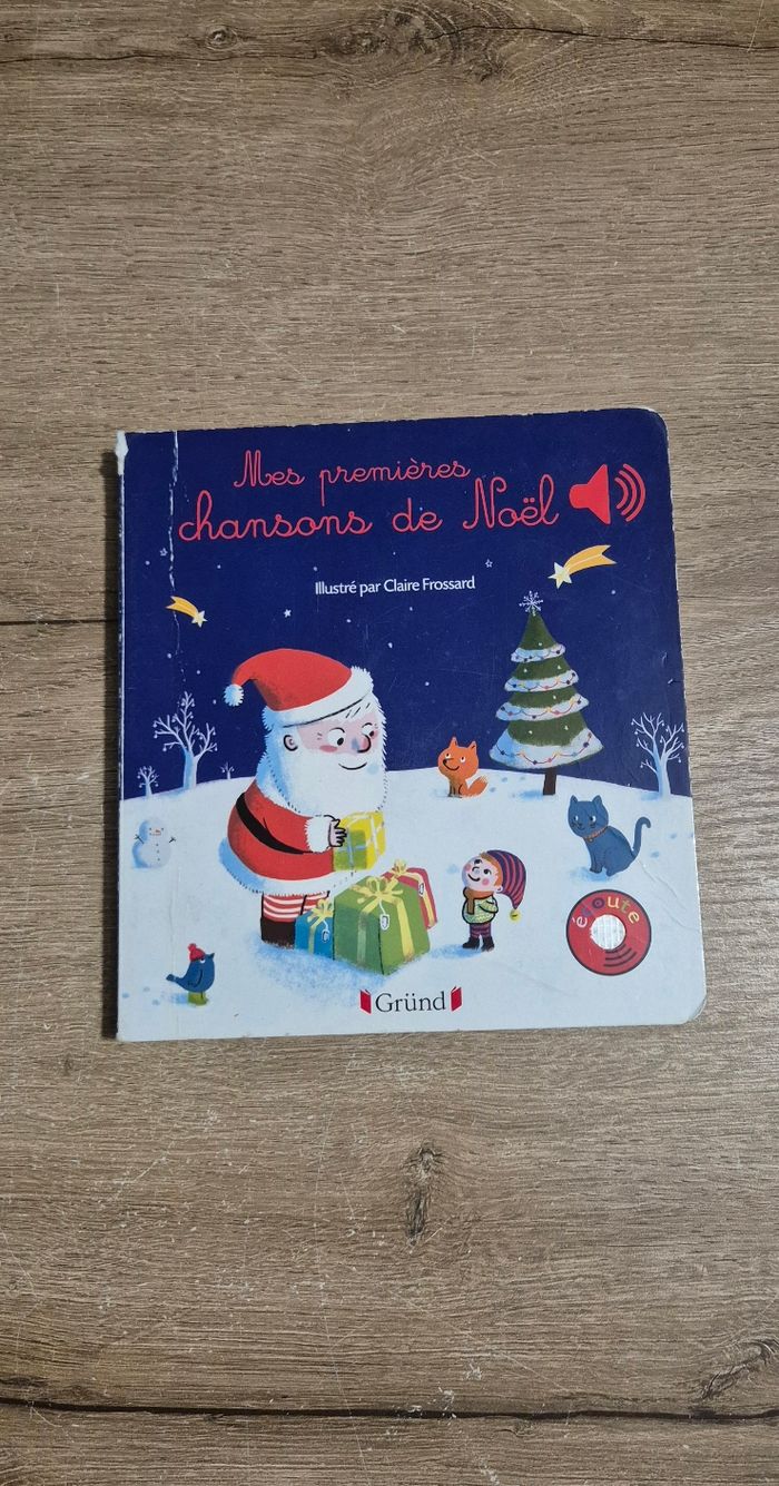Livre sonore Mes 1ères chansons de Noël