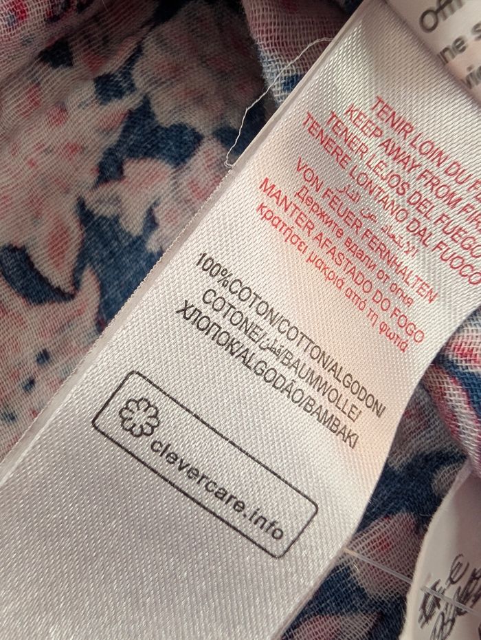 Robe bébé fille Du Pareil au Même 12 mois – coton imprimé fleuri – très bon état - photo numéro 5