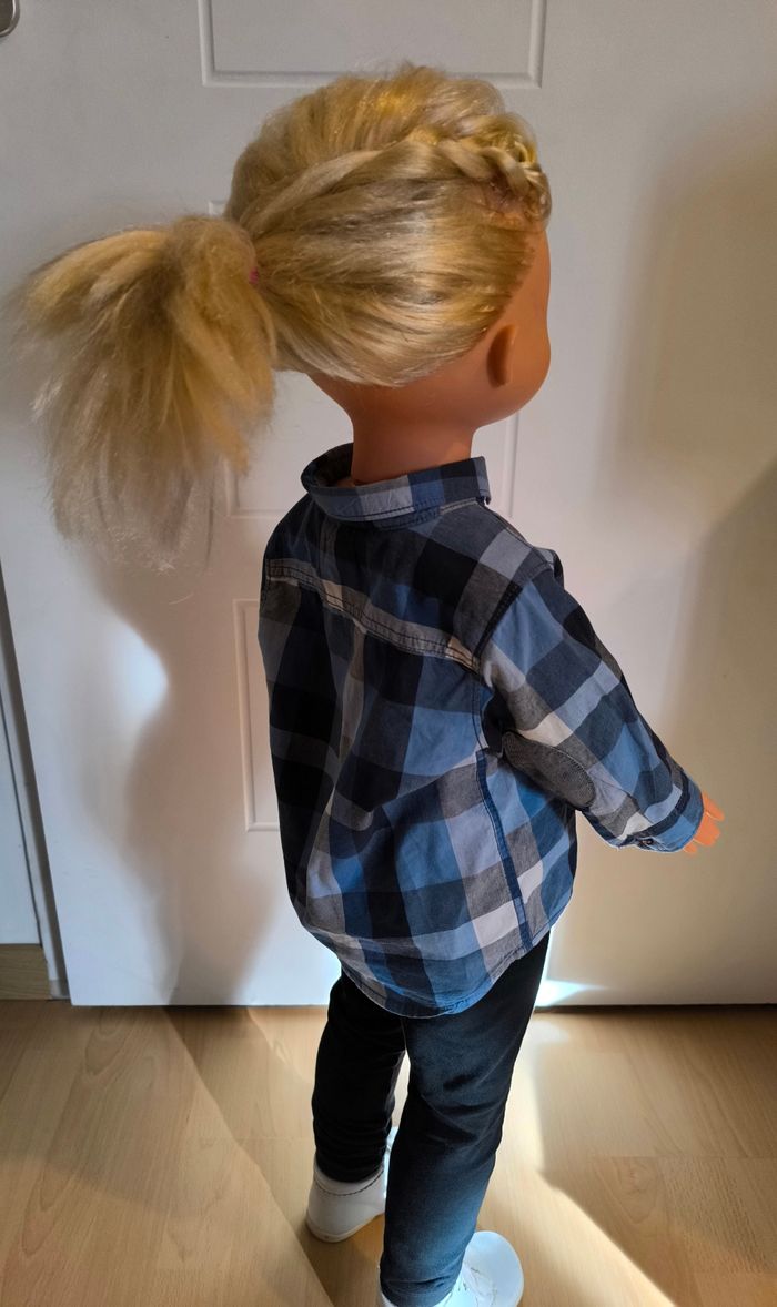 Grande poupée vintage hauteur 84 cm - Falca - photo numéro 6