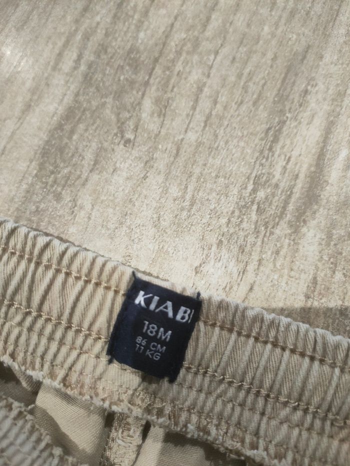 Jeans beige jogger cargo garçon 18 mois Kiabi - photo numéro 2