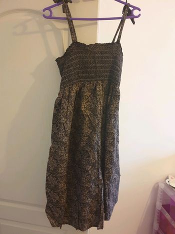 Robe de grossesse marron