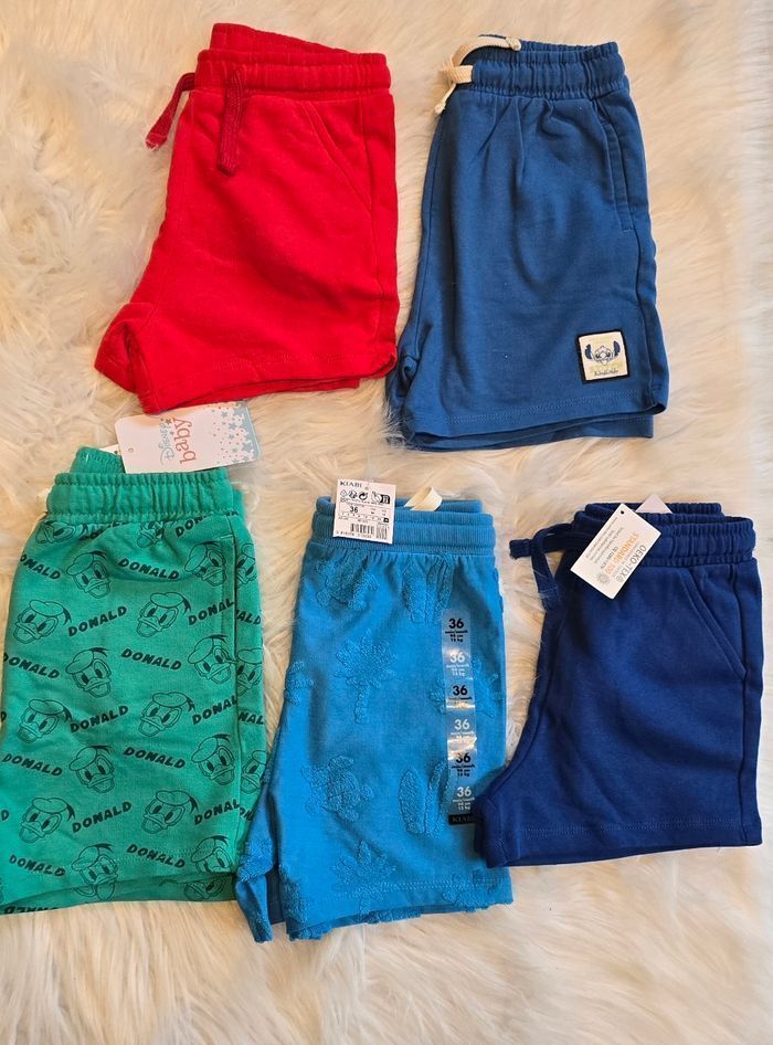 (Neufs non portés) 🥰💙lot shorts 3ans garçon 🥰💙