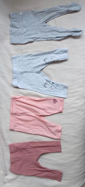Pantalons leggings fille 3 mois