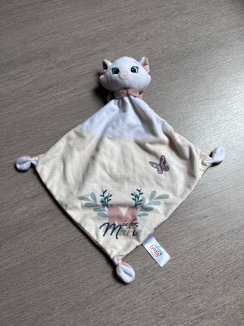 Doudou chat Marie les aristochats « M is for marie » neuf