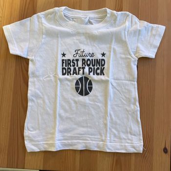 Tshirt blanc Easy Tear 12 mois