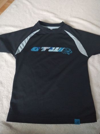 T shirt sport garçon 5 ans bleu marine