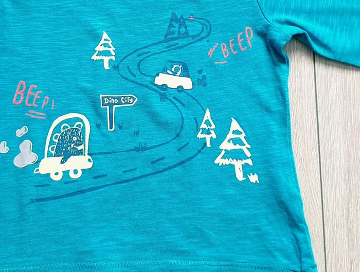 Maillot manche longue bleu. Garçon 24 mois. Marque In Extenso - photo numéro 2