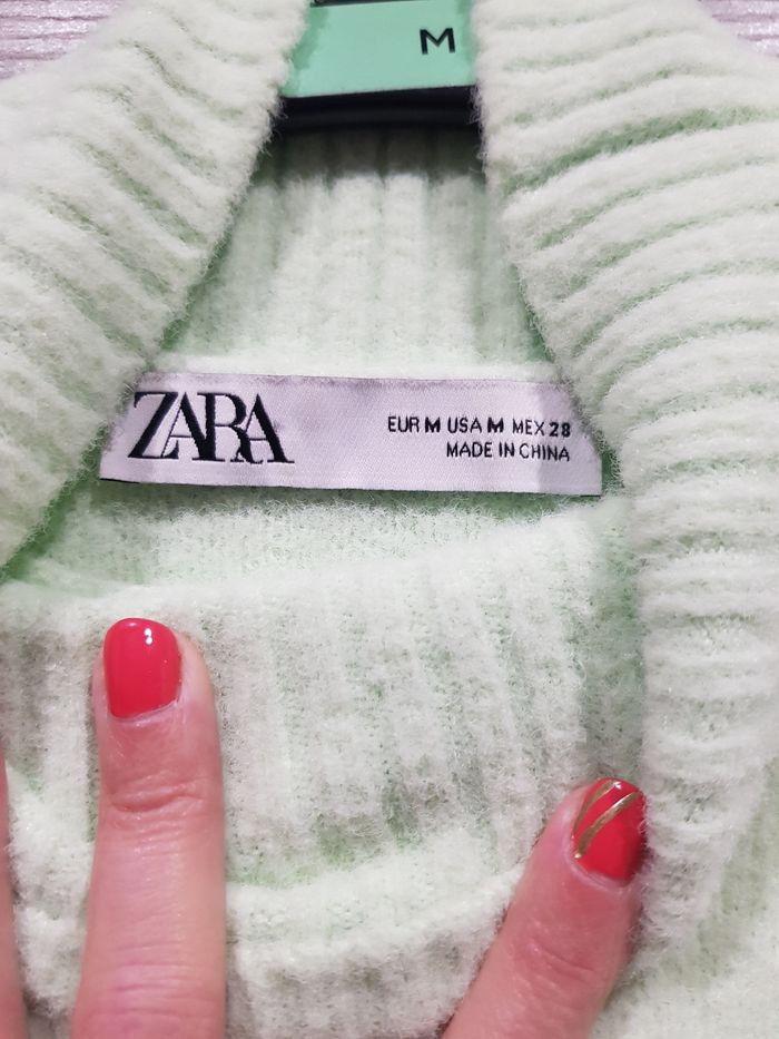 Magnifique pull col roulé tout doux taille 38 Zara - photo numéro 4