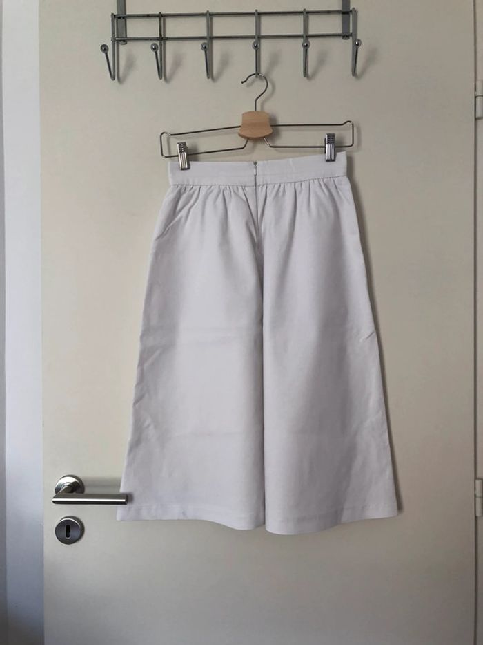 Jupe midi blanche Zara taille S - photo numéro 3