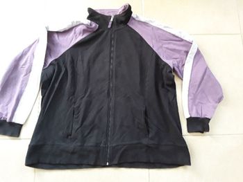 Gilet style sport noir femme 50 TBE