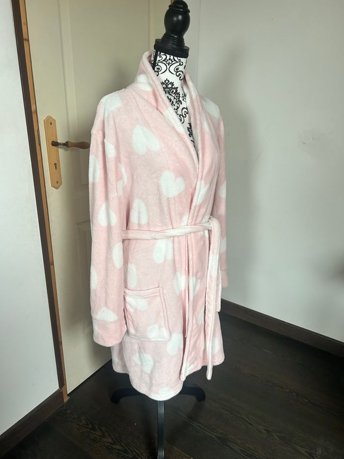 Peignoir Primark taille 40-42 rose et blanc - photo numéro 2
