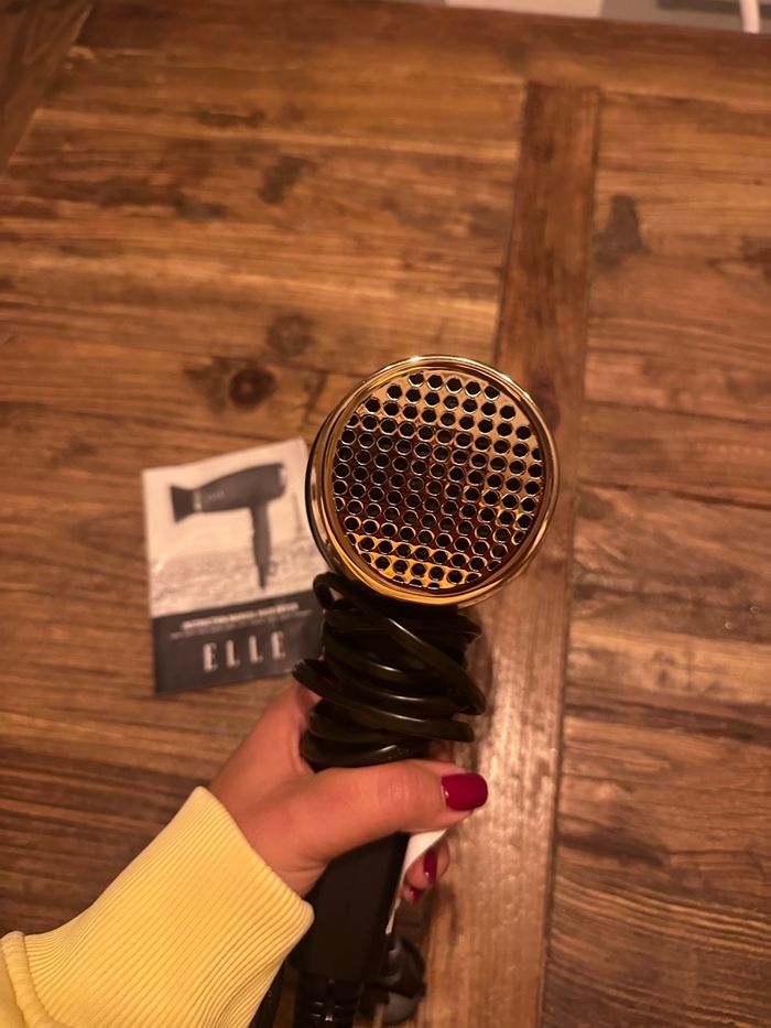 Sèche cheveux ELLE comme neuf - noir et doré - photo numéro 4