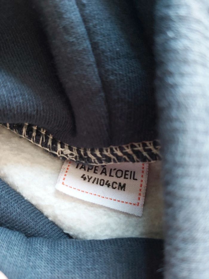 Sweat 4 ans tape à l'œil - photo numéro 2