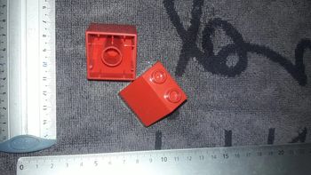 Lot 2pieces rouge duplo