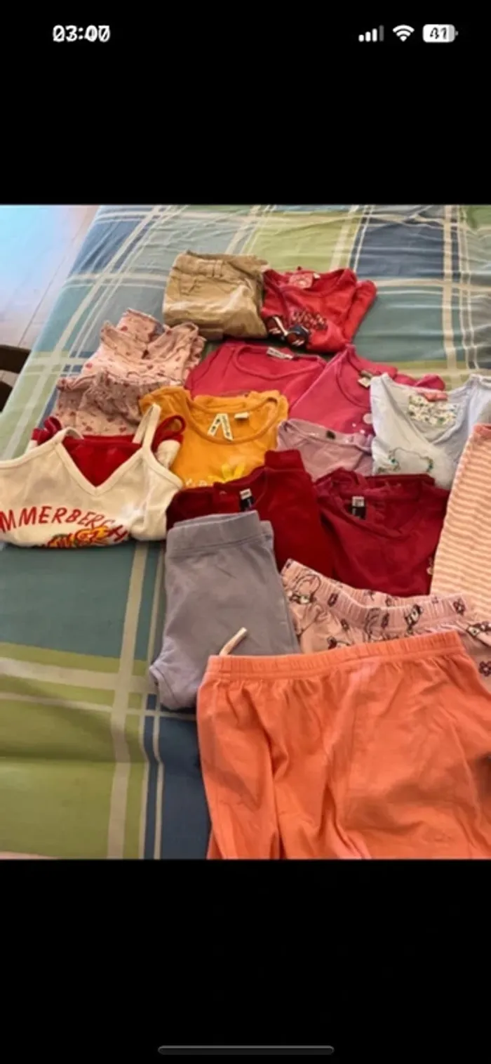 Lot Printemps été fille 3-4 ans - photo numéro 3