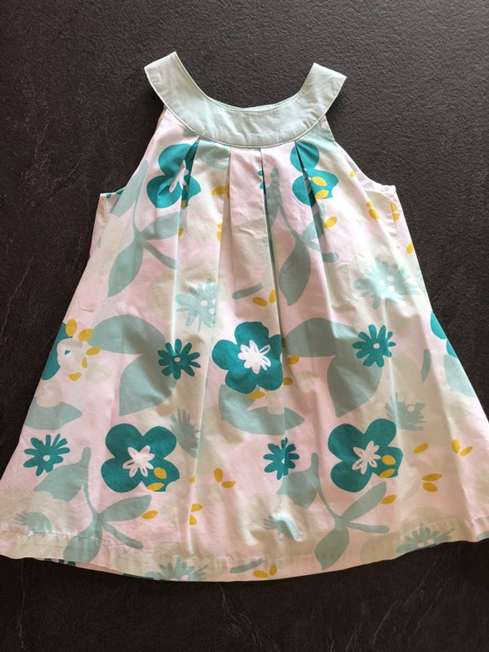 Robe vertbaudet 3 ans verte
