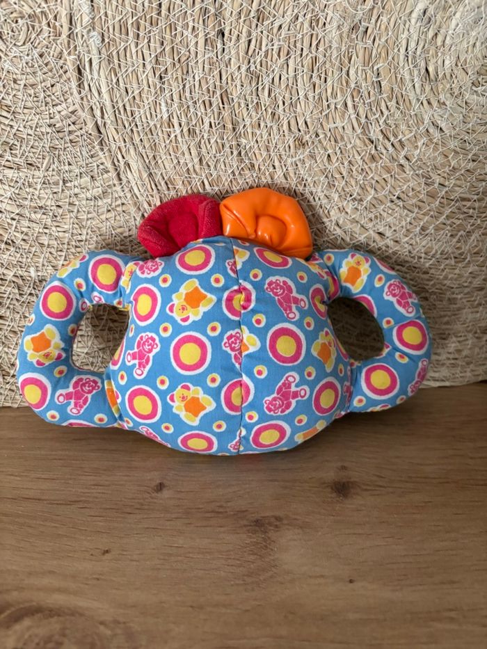 Vintage peluche hochet poignées hippopotame playskool - photo numéro 2