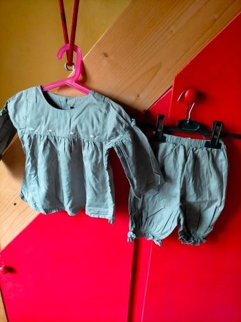 Ravissant ensemble Lili gaufrette 18 mois