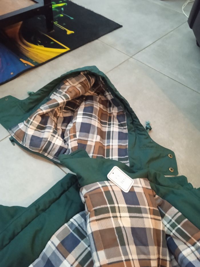 Parka à capuche amovible neuf étiquette achat - photo numéro 2