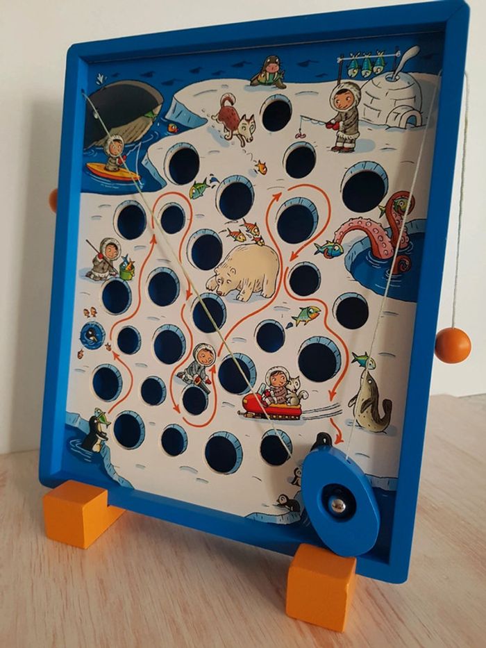 Zigzag sur la banquise jeu d'adresse en bois Fnac éveil et jeux - photo numéro 16