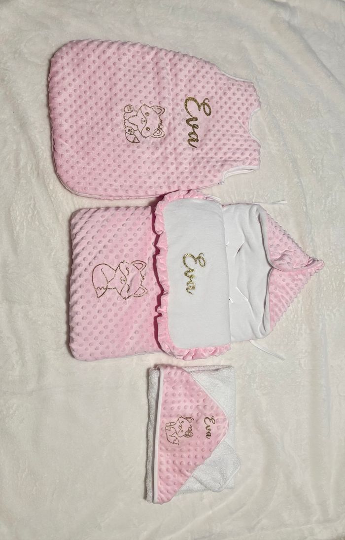 Ensemble Nid d’ange / cape de bain / gigoteuse - photo numéro 5