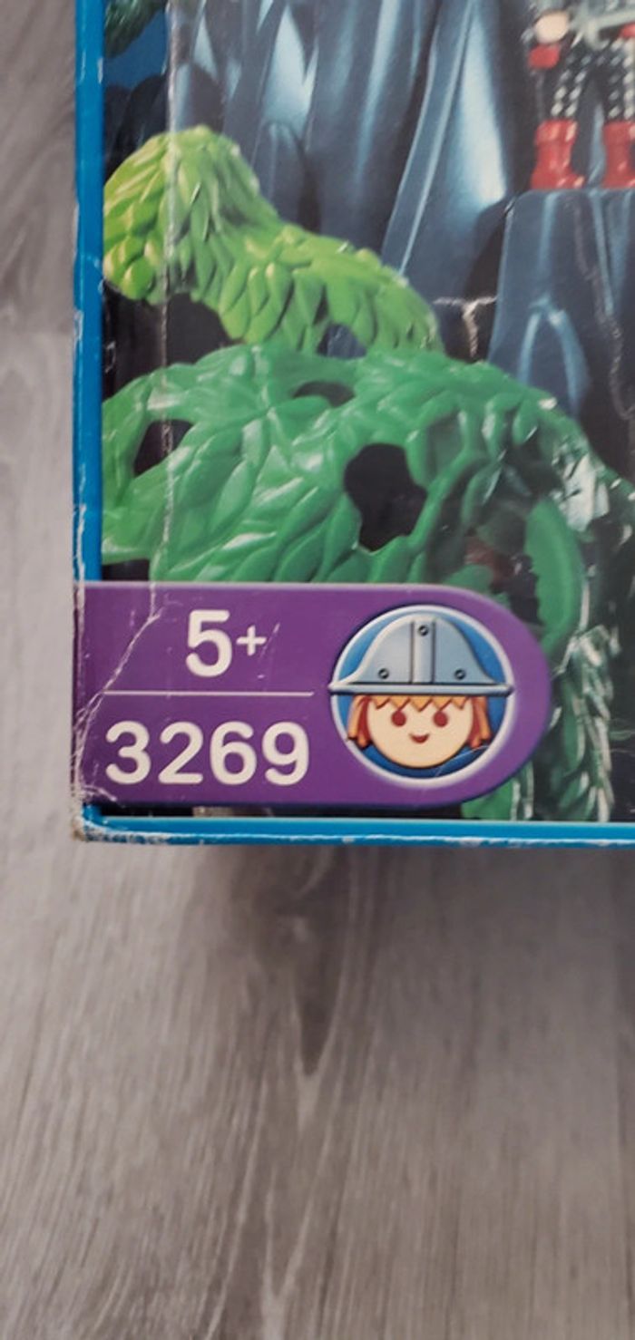 Playmobil 3269 château fort chevalier du dragon rouge + 3327 dragon rouge dès 5 ans - photo numéro 2