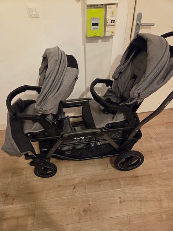 Poussette double pliable
