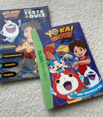 📚yo-kai watch bibliothèque verte 6-8 ans + cahier d’activité offert 📚