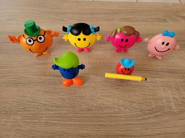 Lot de 6 figurines Monsieur Madame