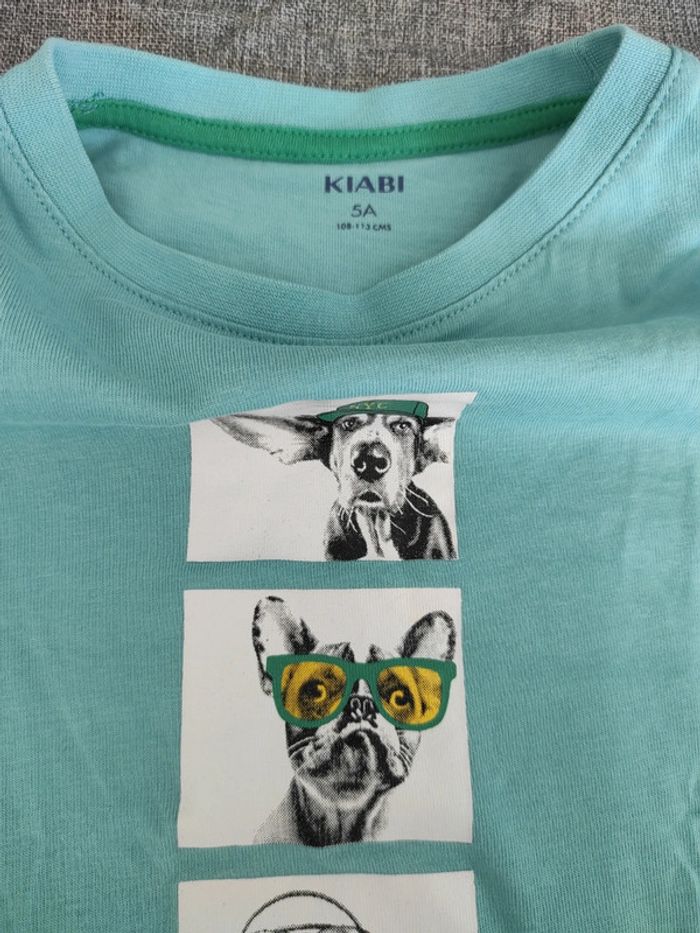 Tee-shirt manches longues Kiabi 5 ans chien 🐶 - photo numéro 2