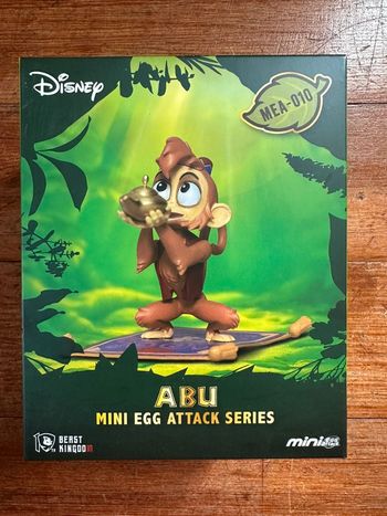 NEUF Figurine Disney Aladdin Abu Tapis volant 8cm PVC mini egg attack séries best friend