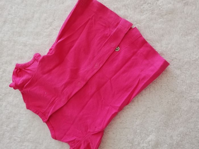 Tee shirt rose hello kitty fille 1 mois - photo numéro 3