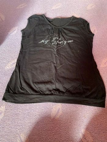 tee shirt noir 14 ans