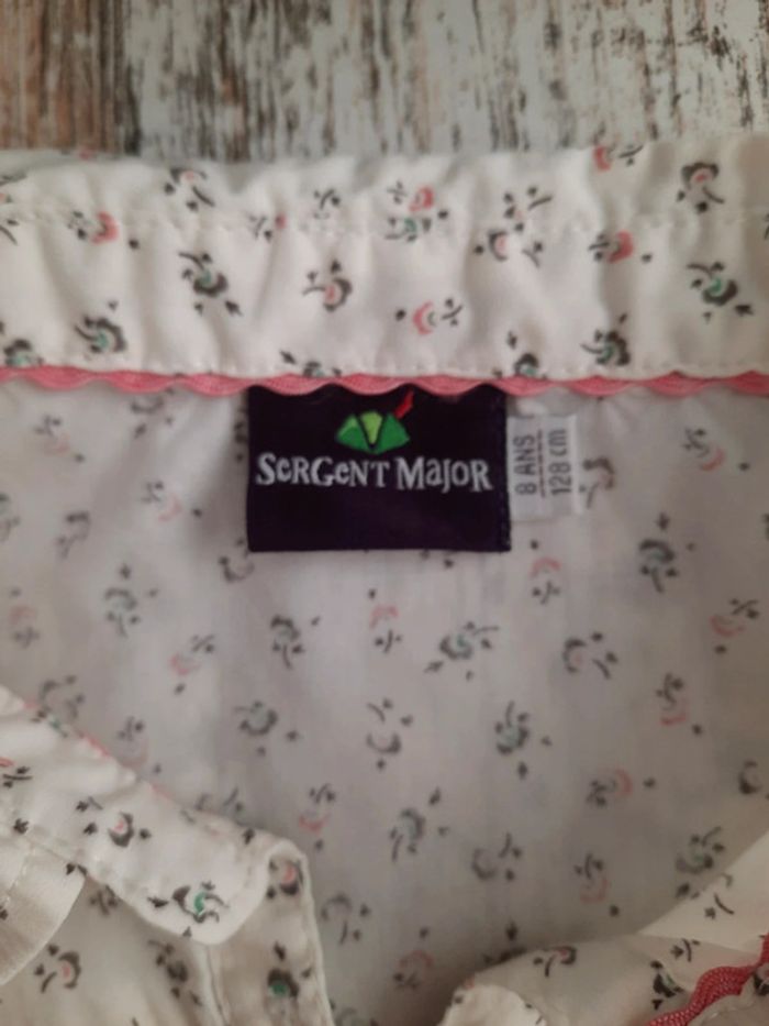 Blouse fleurisergent major 8 ans 128 cm - photo numéro 2