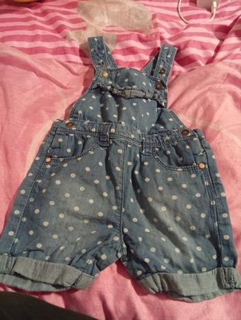 Combi-short fille